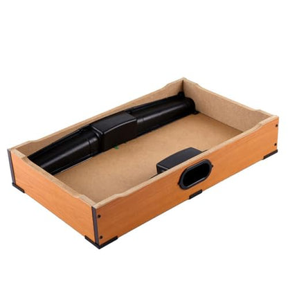 SM SunniMix Mini Tabletop Pool Set Wood Balls Cues Portable Snooker Miniature Billiard Game for Desktop Game Room Living Room Travel Kids