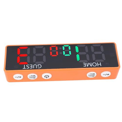 Portable Mini Digital Scoreboard with LED Display for Tabletop Games