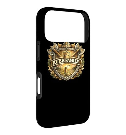 Kubb Family Funny Viking Chess Lawn Game Player Gift Case for iPhone 17 Pro