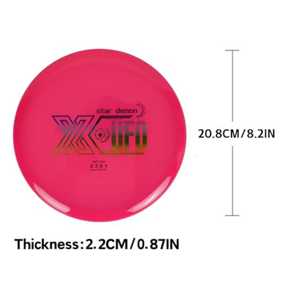 X-UFO Disc Golf Set - Disc Golf Starter Set, Includes 1 Putter, 1 Driver, and 1 midrange disc, Weighing 170-178 Grams Suitable for Beginners and Professional disc Golf tournaments - color: Set 4