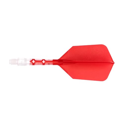CUESOUL ROST T19 Integrated Dart Shaft and Flight Slim Shape M Size 28mm - color: Red