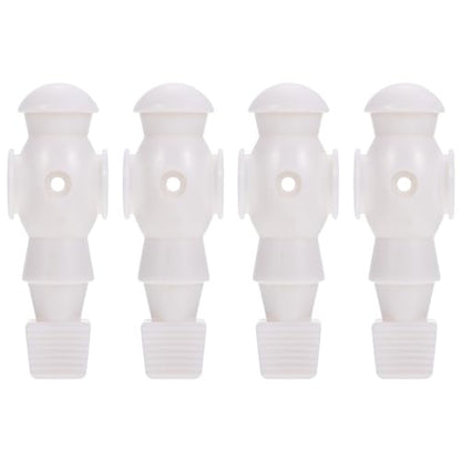 Homoyoyo 4pcs Foosball Men Replacement, Football Players Parts Foosball Man Table Player Football Machine Accessories - color: White