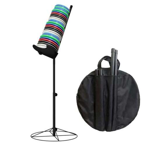MR Disc Sports Pod Disc Holder, Disc Golf Station for Practice & Training with Carrying Bag