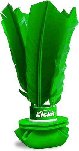 Kickit | The Original Birdie Soccer Trainer | Play Outdoors, Indoors or Backyard, Beach or Tailgate, All Ages Fun & Travel Friendly - color: Green