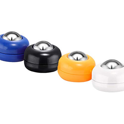 Gejoy Mini Shuffleboard Replacement Puck Tabletop Equipment Rollers Set Shuffleboard Curling Accessories - color: White, Black, Blue, Orange