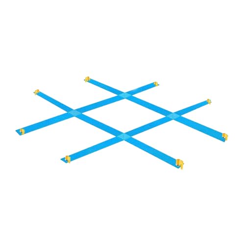 Bag Toss Game Giant Tac Toe Outdoor Toss Game Set Large Throwing Target Game Nylon Feature Suitable for Lawn Parties Outdoor, Blue A - color: Blue a