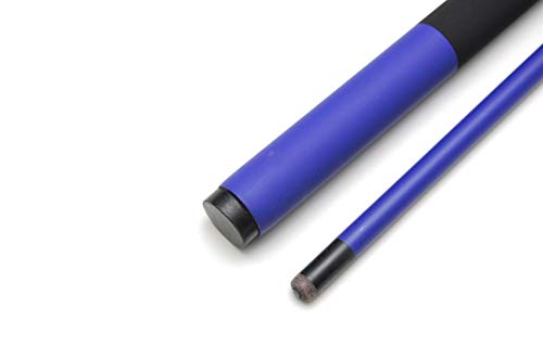 58" Two-Piece Graphite Fiberglass Composite Billiard Pool Cue Stick - color: Purple - Matte