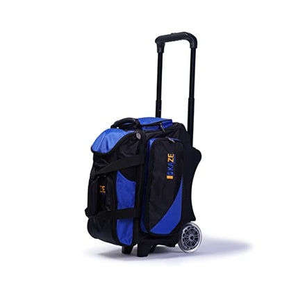 2 Ball Bowling Roller + 1 Ball Color Matching Add On Tote - color: Blue-Black