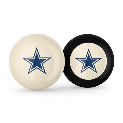 Imperial NFL Logo Cue Ball & 8 Ball Combo Set - color: Dallas Cowboys, White