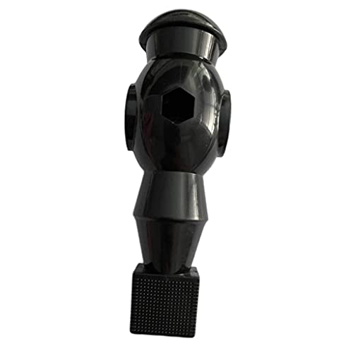 Mnixy Cutefly 5/8" Foosball Man Table Guys Man Soccer Player Part for Dynamo Table (Black)