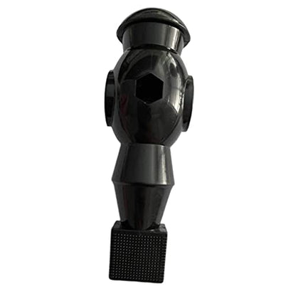 Mnixy Cutefly 5/8" Foosball Man Table Guys Man Soccer Player Part for Dynamo Table (Black)