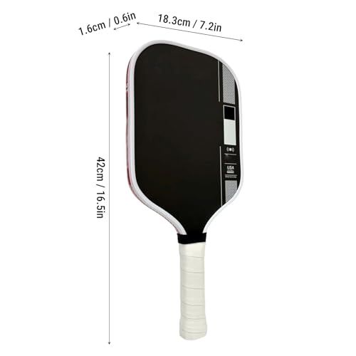 SUNGOOYUE Ball Paddle, Table Tennis Racket Ball Paddle 16mm PP Cellular Core Vibration Absorbing Strong Power and Spin Surface for Enhanced