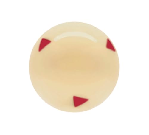 Champion 2-1/4" Billiard Arcos Training Pool Cue Ball with Red or Black Triangles - style: One ball ( Red Triangle)