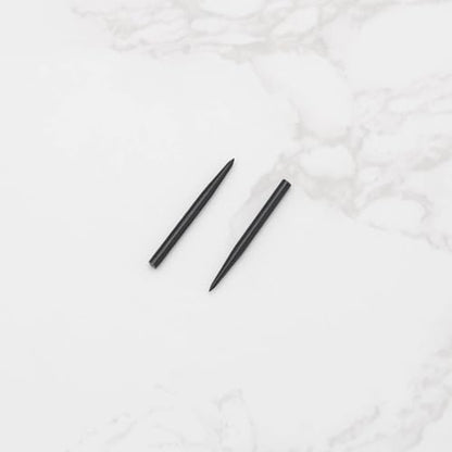 15pcs Dart Tips 2.3mm Dart Spare Points Nickel-Plated Iron Replacement Smooth Tips Metal Dart Points for Glide Spare Dart Points Black - color: 30mm