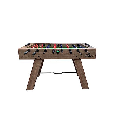 KICK Cavalier 55" Foosball Table – Professional Full-Size Indoor Game Table - color: Brown