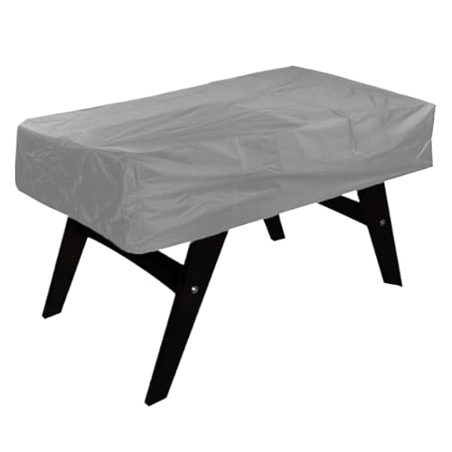 Sturdy Folding Foosball Table Cover Waterproof Fabric For Soccer Game Tables Moisture Resistant Case(Gray) - color: Gray