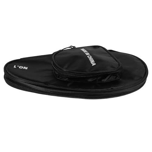 UPKOCH Table Tennis Paddle Case Gourd-shaped Paddle Pouch with Storage for 2 Rackets and 7 Balls, Protective Bat Storage Bag for Professional and Enthusiast Players