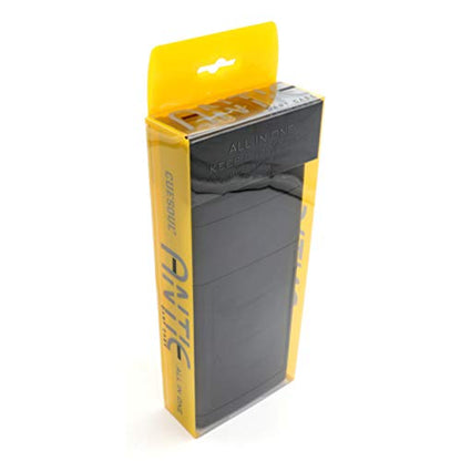 CUESOUL ANTIE Hard Dart Case, Holds 6 Steel/Soft Tip Darts & Extra Tips, Shafts & Flights, Durable Use - color: Solid Black