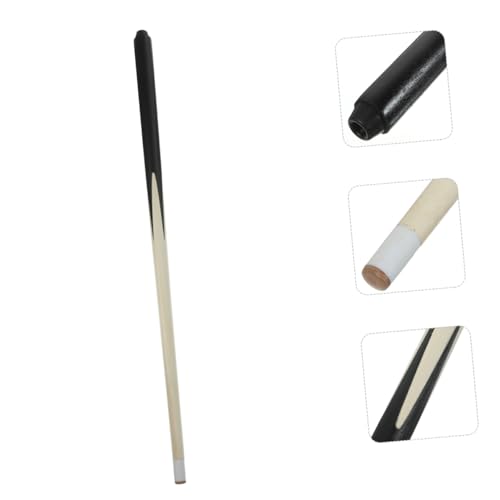 2pcs Short Wooden Billiard Cue for Boys and Girls Snooker Training Stick Comfortable Grip Pool Cue for Beginners Tight Spaces