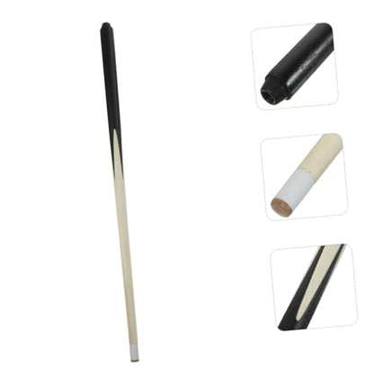 2pcs Short Wooden Billiard Cue for Boys and Girls Snooker Training Stick Comfortable Grip Pool Cue for Beginners Tight Spaces