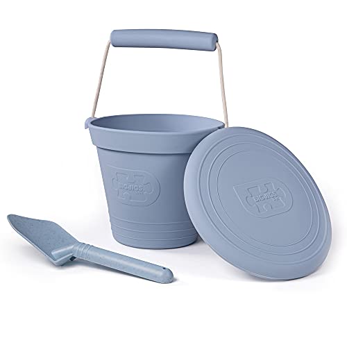 Bigjigs Toys Frisbee Flying Disc (Dove Grey) - Silicone Frisbee for Kids, Quality Flying Saucers, Beach Toys & Garden Toys, Holiday Toys for Toddlers - color: Dove Grey