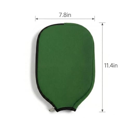 Pickleball Paddle Cover Pickleball Racket Bag Neoprene Racket Case Table Tennis Racket Bag Waterproof Protective Sleeve for Tournament & Training Equipment - color: Green, size: 1 piece