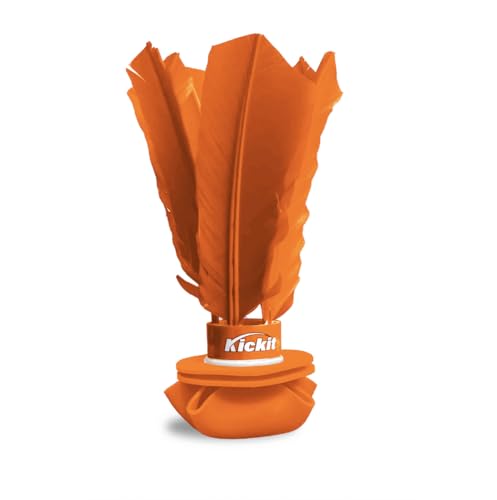 Kickit | The Original Birdie Soccer Trainer | Play Outdoors, Indoors or Backyard, Beach or Tailgate, All Ages Fun & Travel Friendly - color: Orange