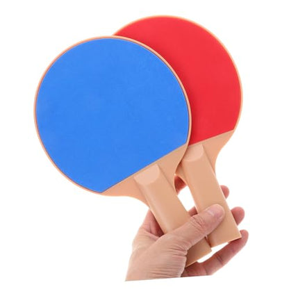 BESPORTBLE Plastic Elasticity Table Tennis Set with Paddles and Yellow Pong Balls Outdoor Professional Racket Kit for Accurate Shots and Control Lightweight Table Tennis Equipment for Sport
