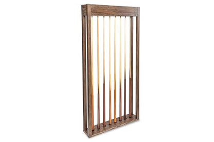 Empire USA Nixon Billiards - Bryant Wall Rack for Presli Table - (Brushed Walnut) - color: Brushed Walnut