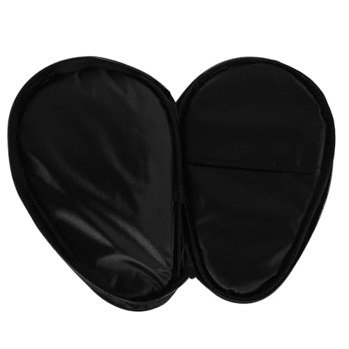 BESPORTBLE Table Tennis Racket Sleeve Bag and Paddle Storage Case, Gourd-shaped Protective Cover with Large Capacity for 2 Rackets and 7 Balls, Sturdy Sports Carry Bag for Ping Pong