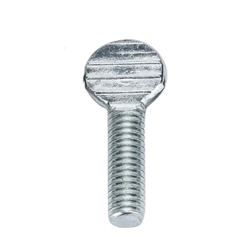 U-Bolts 50Pcs M8 M10 Ping pong racket Screws thumb Wave board Flat head ball beat Handle screw bolt 12mm-35mm(M8x16mm (2pcs)) - color: M8x16mm (2pcs)