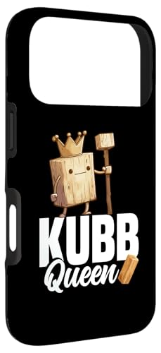 Kubb Qzeen Lawn Game Set Yard Game Viking Chess Kubb Case for iPhone 17 Pro