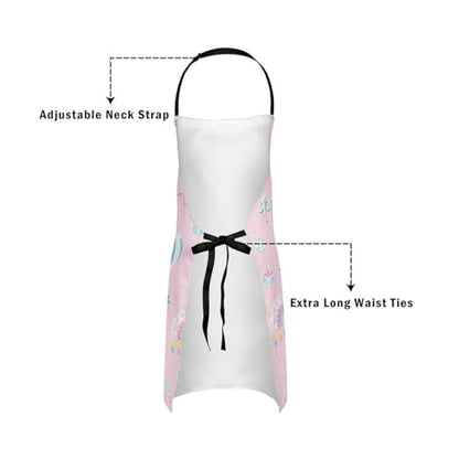 Castle Fairy Boy Soccer Kitchen Apron - color: Pink Volleyball