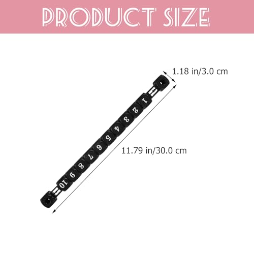 Kisangel 2pcs Foosball Scoring Counters, 10 Numbers Table Football Counter Scoring Score Indicator for Standard Foosball Table Parts