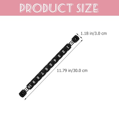 Kisangel 2pcs Foosball Scoring Counters, 10 Numbers Table Football Counter Scoring Score Indicator for Standard Foosball Table Parts
