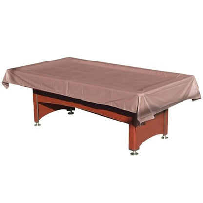 1pc Billiard Pool Table Cover Snooker Tennis Dustproof For 7ft 8ft(Brown,276x169cm) - color: Brown, size: 276x169cm