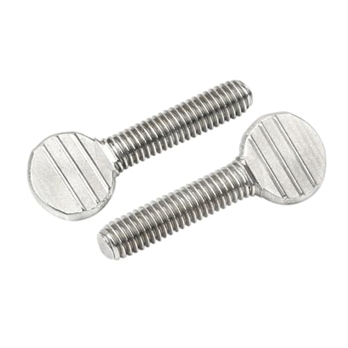 304 Stainless Steel Hand-Tighten Table Tennis Racket Thumb Screws M4-M10 1/4-20 5/16-18 UNC for Sports Equipment(M4x10mm(10Pcs)) - size: M4x10mm(10Pcs)