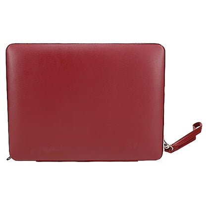 WE Games Backgammon Set, Board Games for Adults - Travel Games - Magnetic with Burgundy Leatherette Backgammon Board and Carrying Strap - Travel Backgammon Sets for Adults - color: Burgundy