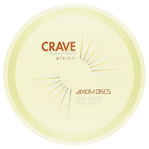 Axiom Discs Total Eclipse Glow 2.0 Crave Disc Golf Fairway Driver (Colors May Vary) - size: 165-170g