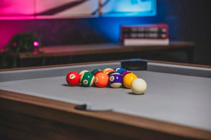 Mizerak Regulation Pool Ball Set – 2.25″ Billiard Balls – High-Gloss Finish, Inlaid Numbers, Chip & Crack Resistant Cue Ball Set