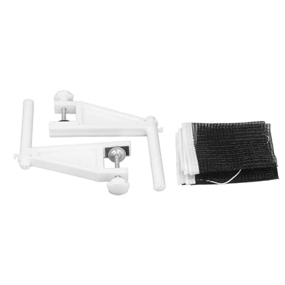 Table Tennis Net and Post Set, Portable Folding Adjustable Table Tennis Mesh Net with Screw On Clamp for Indoor Outdoor Home Club