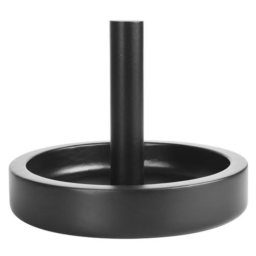 Wood Cone Talc Bowl Cone Chalk Holder for Pool/Billiards Table - color: Black