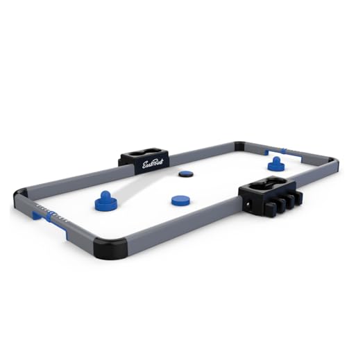 EastPoint Hover Hockey Game - 48-Inch Collapsible Arena - Smooth Floor & Carpet Play for Indoor Games - Sliding Scorers for Kids Air Hockey Table - Compact Collapse & Storage for Toys for Ages 8-12