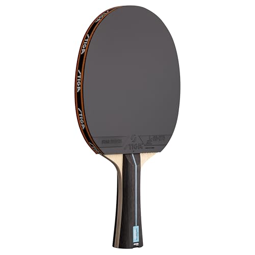 STIGA Banda Allround Future System, 5-Ply Table Tennis Bat, Star Future S Rubber, ITTF Approved, Mid-Level - style: Allround Future Master - Black, Red