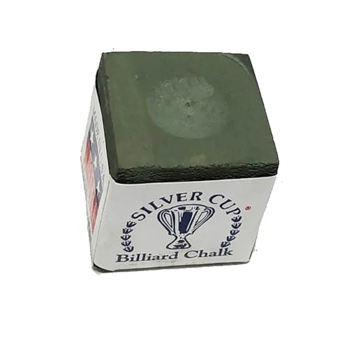 Silver Cup Billiard CHALK - ONE DOZEN - color: Olive