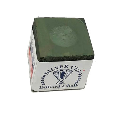 Silver Cup Billiard CHALK - ONE DOZEN - color: Olive