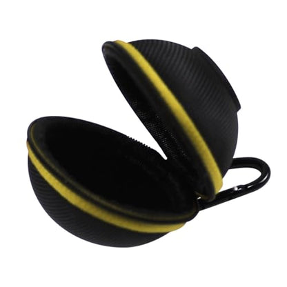Scott Edward Billiard Cue Ball, Standard Table Practice Training Ball for America Pool Eight Balls 57.2mm/2.25in Diameter, Billiard Accessories,Carrying Case Holder - color: Yellow