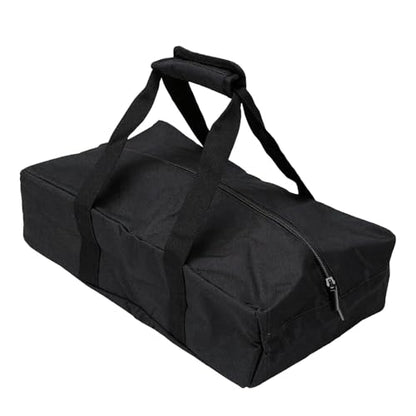 Fockety Bocces Ball Carry Bag with 8 Compartments, Portable Storage Bag for bocces Set, Water Proof Oxford Fabric, Padded Handle and Detachable Shoulder Strap for Outdoor Games