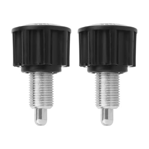Penitue 2pcs M16 Pull Pin Knobs, Spin Bike Height Adjusting Knob Exercise Bike Replacement Parts for Weightlifting Machine Weight Benches Fitness Equipment