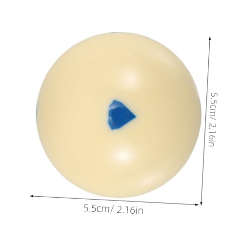 Resin Six-Point Billiard Cue Ball Pool Training Practice Artifact for All Skill Levels Precision Craftsmanship Chip-Resistant Surface Balanced Weight for Improved Control and